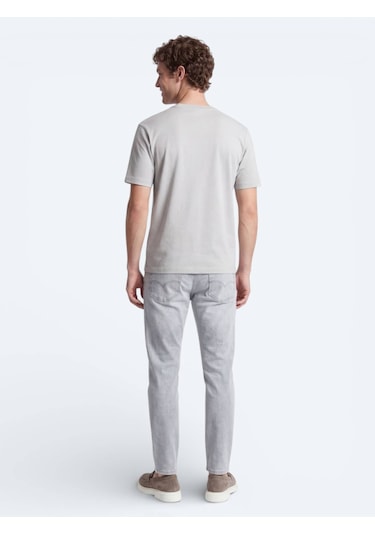 Kip Taş Düz T-shirt
