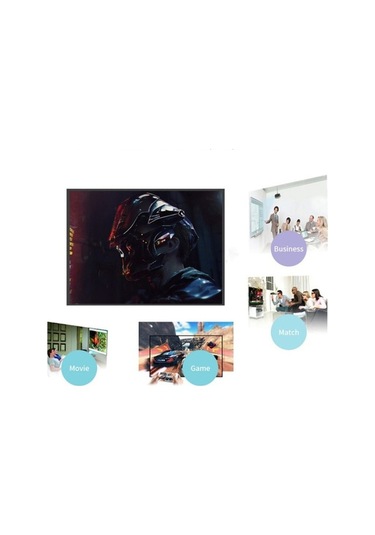 Artfulabode 120 İnç 16:9 Kıvrımsız Taşınabilir Projeksiyon Perdesi, Ev Sineması Ve Toplantı Ekranı Jzr-gy