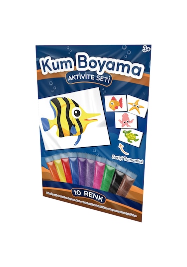 Çizgili Balık Kum Boyama Aktivite Seti