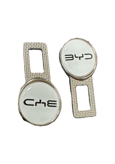 Byd Logolu Ikaz Ses Uyumlu Metal Toka 2 Adet Çift Yönlü Siyah