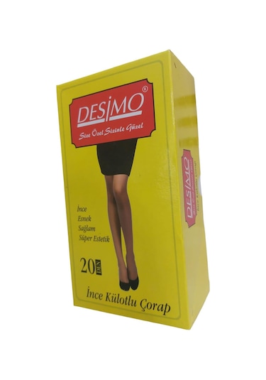 Desimo 6'lı 20 Denye Mat İnce Külotlu Çorap Sahra