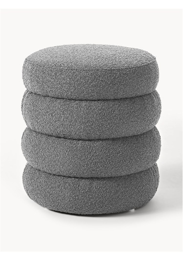 Most Twister Puf 17 Gri Bukle Kumaş Evinize Teslim