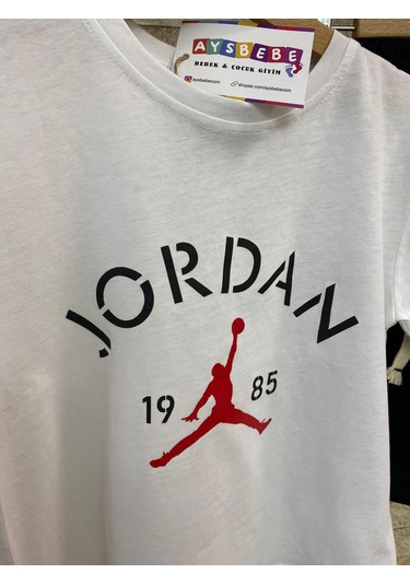 Aysbebe Şortlu Erkek Çocuk Yazlık Takım Beyaz