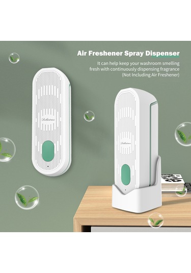 Moveevo Usb Şarjlı Duvar/masa Tipi Zaman Ayarlı Oto Oda Kokusu Makinesi - Yeşil Yeşil