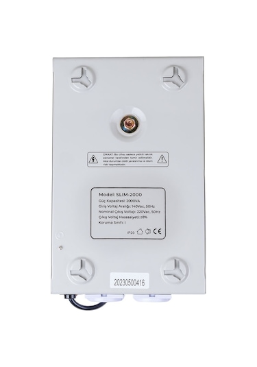Powermaster Slım-2000 Otomatik 1200 Watt 2000va Voltaj Regülatörü