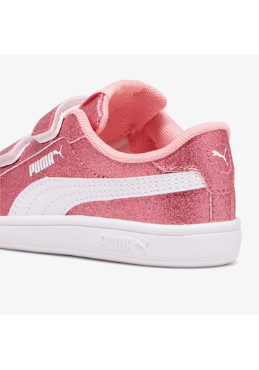Puma Smash 3.0 Glit Glam V Çocuk Beyaz Spor Ayakkabı 026 394688 Beyaz