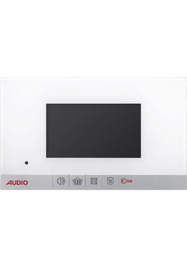 Audio 4.3" 1 Daire Mekanik Butonlu Görüntülü Diafon Paketi