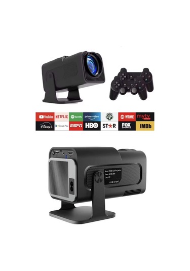 Çift Kollu Projeksiyon Taşınabilir Game Projektör Full Hd 1080p 4k Projeksiyon Gamepad