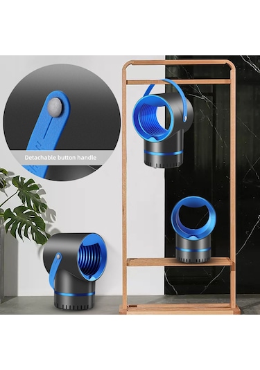 Padalink Ev Ve Yatak Odası Usb Sessiz Isıtıcı, Işık Tabanlı Mus Musu Tutucu, Güneşli Desenli Gri Kovucu Aleti