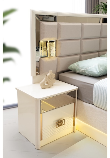 Delüx Mdf Bazalı Karyola Ve Başlık 160 x 200 CM