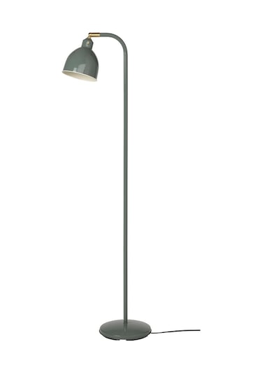 Yer Ve Okuma Lambası, Gri-yeşil, 38x27x22 Cm Yeşil