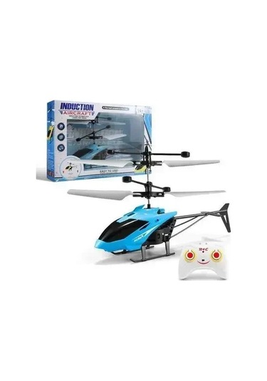 Şarj Edilebilir Mini Rc Drone Uzaktan Güvenli Düşmeye Dayanıklı Rc Blue