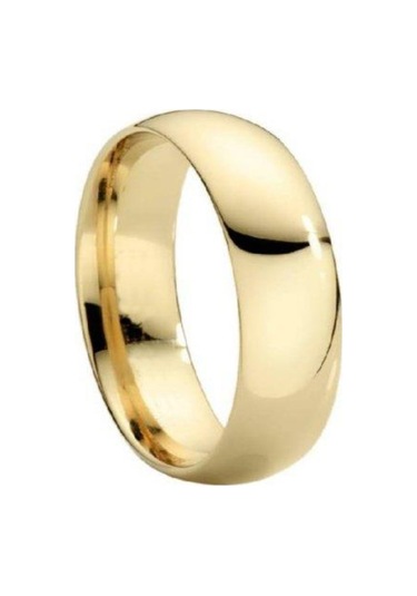 6 Mm Bombeli Çelik Alyans Çifti Söz Yüzükleri Cl10