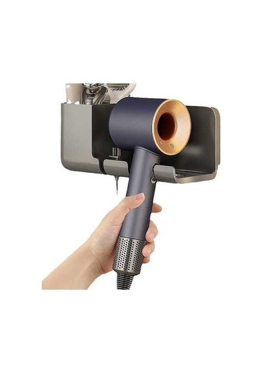 Wondernest Saç Kurutma Rafı, Duvara Monte Makinesi Lichen Kurutucu Siyah