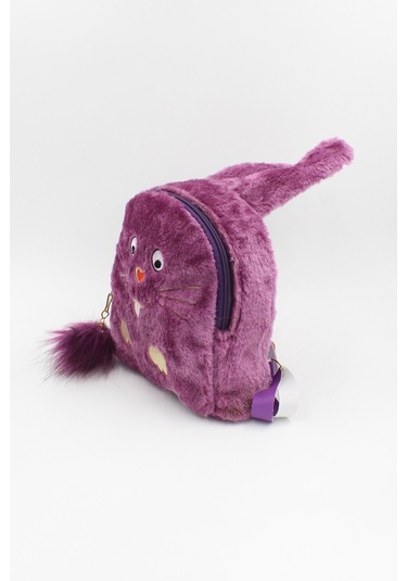 Chantaky 039 3000  Peluş Tavşan Çocuk Sırt Çantası Mor