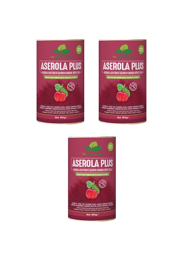 Dr.Natural Aserola Eki İçeren Karışık Bitki Tozu 3 x 150 G
