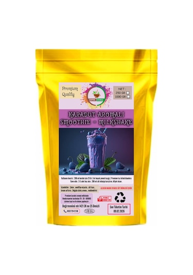 Karadut Aromalı Milkshake & Smoothie 1 KG
