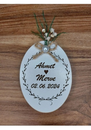 Lavanta Tasarım 25 Adet Nişan Nikah Hatıra Magnet