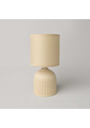 Linens Tilla Seramik 25,5x14 Cm Abajur Sarı Sarı