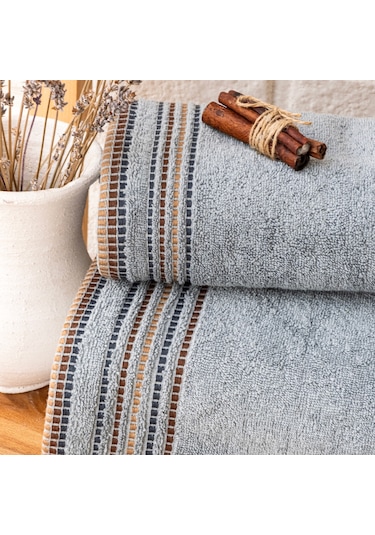 Schafer Home Rosy Armürlü Havlu 50x90 Cm 1 Parça-indigo İndigo