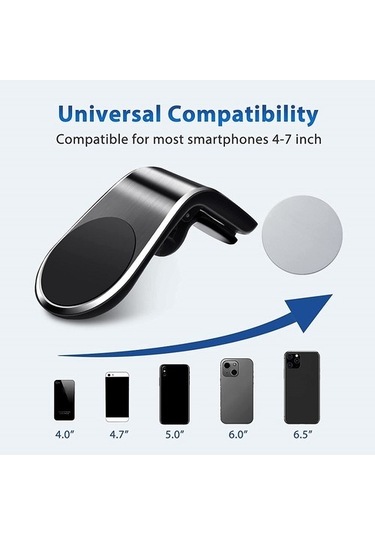 Wisdomselect Manyetik Telefon Tutucu -siyah Siyah Torpido Üstü Evet Yok 4mkfl6