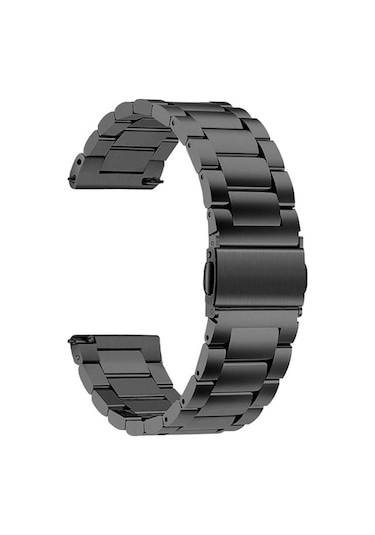 Galaxy Watch 46mm Clo Band-04 22mm Metal Kordon-siyah