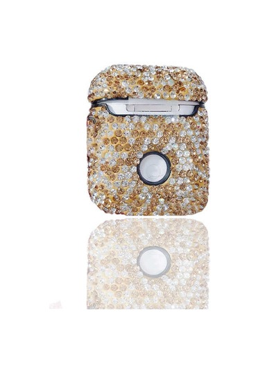 Noktaks - Airpods Uyumlu Airpods - Kılıf Diamond Silikon Kılıf - No3