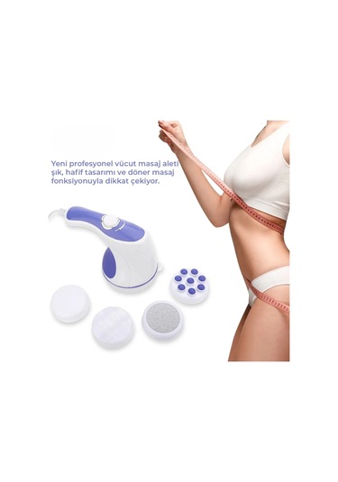 Ma - 118 Super Effective Masaj Aleti Zayıflama Selülit Sıkılaştırıcı Rahatlama 4741 Açık Mavi