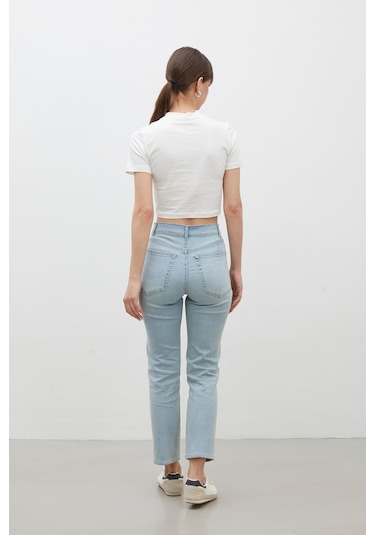 Manuka Bootcut Fıt Denim Pantolon Açık Mavi