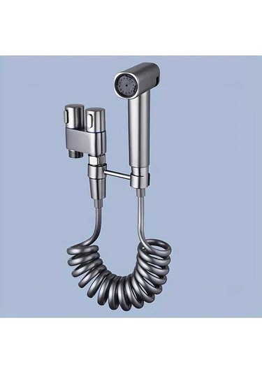 Fastbuy Dream011 Gri Giriş Çıkışlı Çift Fonksiyonlu Yüksek Basınçlı Püskürtme Tabancası Seti Beş Renk Seçenekli Banyo Çamaşı Gri