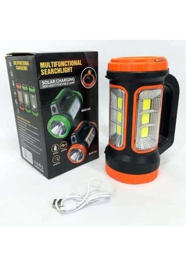 Güneş Enerjili Kamp Feneri Siyah