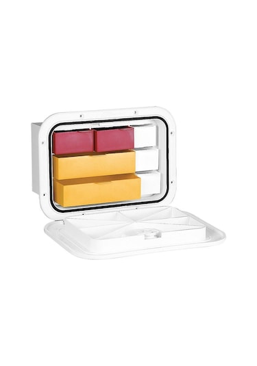 TOP LINE Saklama Hatchi Çekmeceli, Beyaz, 270x375mm