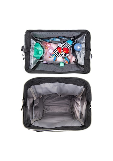 Bebek Bakım Çantası Ve 5 Parça Hastane Çıkışı İkili Set Siyah