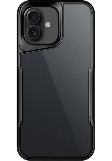 İphone Uyumlu 16 Plus Boyi Seri Silikon Kapak Siyah