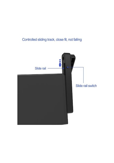 Voguecode Nintendo Switch Için Evrensel Iki-ın-bir Ayarlanabilir Araba Tutacağı Siyah Yok Havalandırma 8qy12w