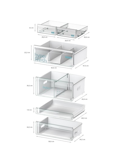 Siemens KG76PAWC0N 526 LT No-Frost Kombi Tipi Buzdolabı