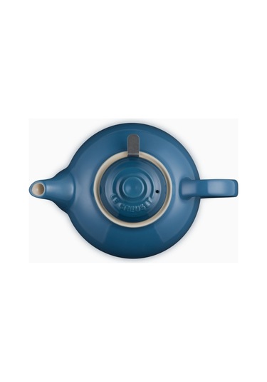 Le Creuset Paslanmaz Çelik Süzgeçli Seramik Çaydanlık, 1.3l Lacivert