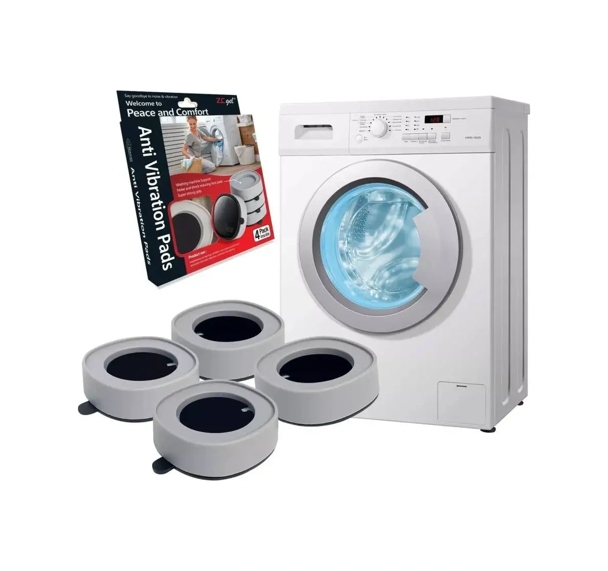 Aquakand Çamaşır Makinesi İçin 4 Adet Antivibrasyon Standı 158771119