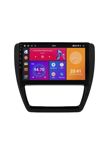 Volkswagen Jetta Android Multimedya Sistemi 2010-2018 For-x 4/64