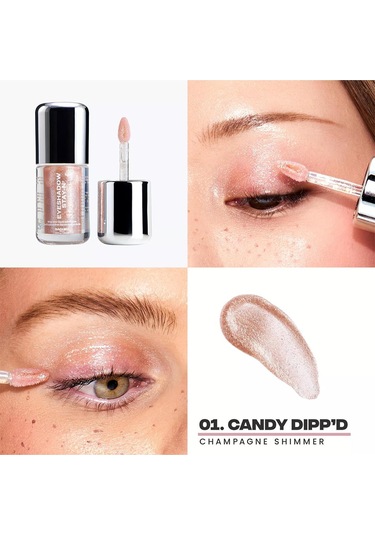 Sacheu Eyeshadow Stay-n Uzun Süre Kalıcı Likit Far 01 Candy Dippd