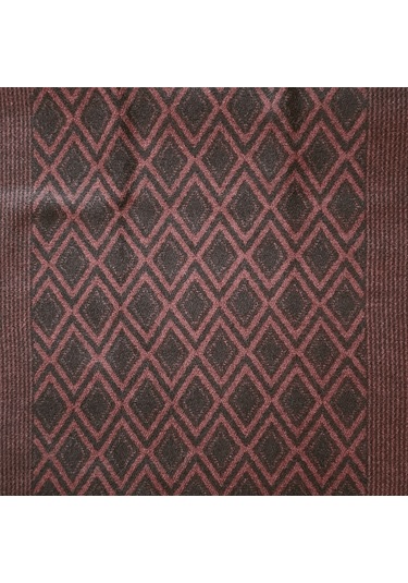 Hedea Bordo Rhombus Desen Kaşkol Bordo