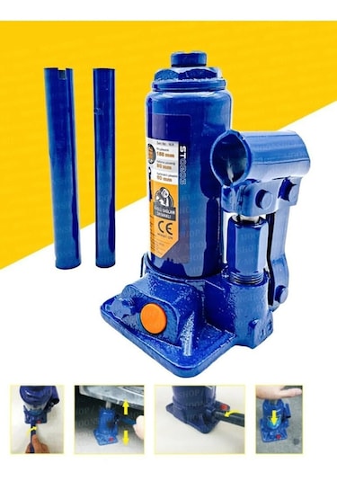 3 Ton Şişe Kriko Plastik Çantalı