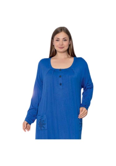 Limissi Viskon Gecelik İndigo