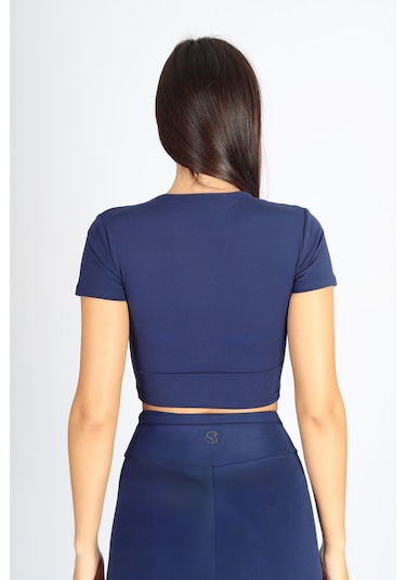 Soft&Basic Slım Fit Toparlayıcı Ve Esnek Lacivert Tayt Lacivert