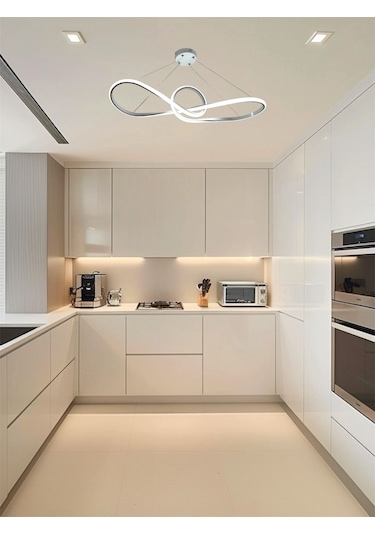 Ey Shop Beyaz Papyon Model 3 Renk Led Beyaz&sarı&günışı Avize Beyaz
