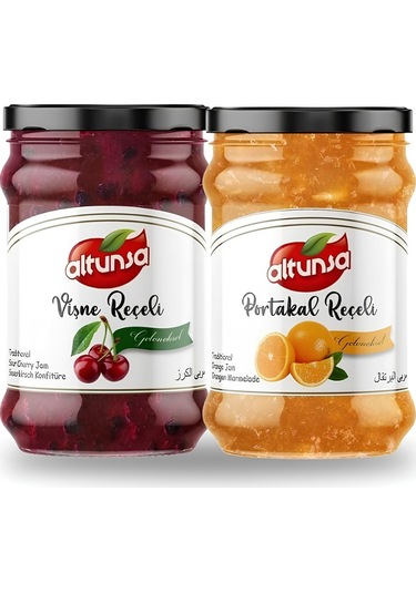 Altunsa Vişne + Portakal Reçeli 2 x 380 G