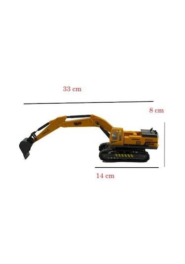 Oyuncak Excavator Kepçe Sürtmeli 33 Cm