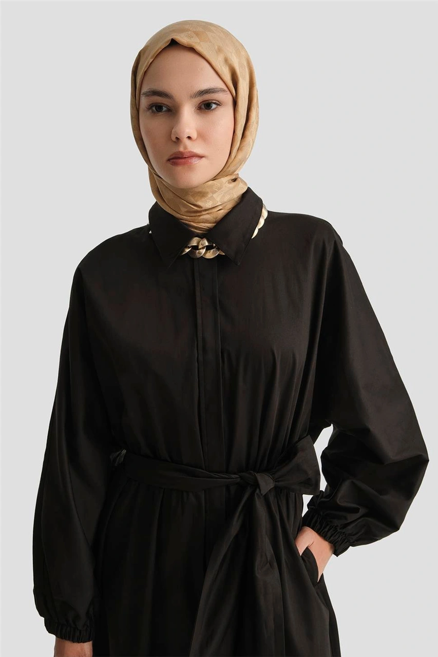 Armine Gömlek Elbise 25yd9025-1 Siyah Siyah