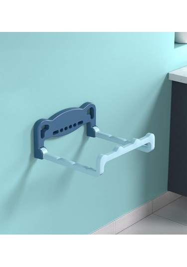 Suntek Lavabo Raf Punch Lavabo Banyo Duş Mavi Için