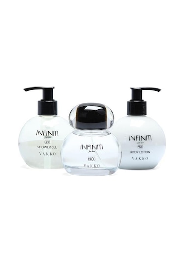 Vakko Infiniti NO.3 Kadın Parfüm EDP 100 ML +Vücut Losyonu 250 ML + Duş Jeli 250 ML